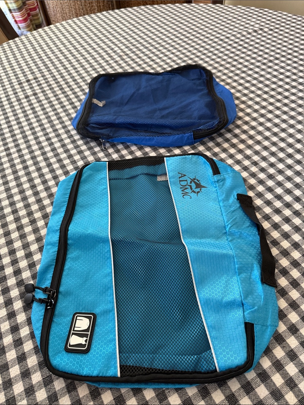 Blue Travel Packing Organizer - Lightweight Compression Cube